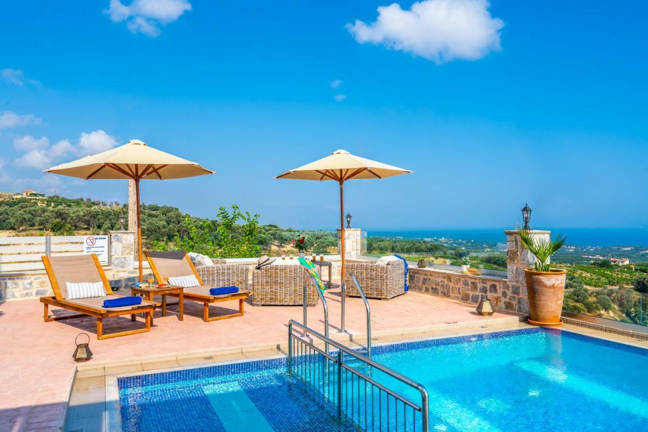 New Villa Kantifes 4 Families Or Couples With Private Pool & Bbq Kirianna Exterior foto